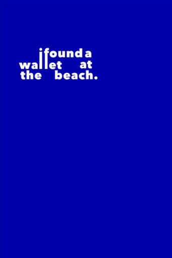 i found a wallet at the beach poster