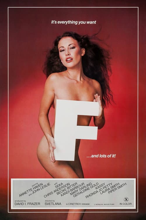 'F' poster